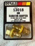 New!! Derale Cooling 13018 Gm Radiator Adaptor Fitting Kit. Fixed Price $18.99.