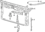 Genuine Volkswagen Air Baffle 5H0-121-283-F. Fixed Price $40.59.