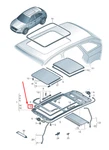 New Audi Q3 8U Inner Sunroof Frame Seal 8K9877439A Original No Duty To. Fixed Price $113.07.