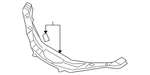 Genuine Mazda Radiator Support Tie Bar NE51-53-150D. Fixed Price $101.44.