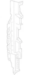 Genuine Gm Passenger Side Radiator Air Baffle 23390794. Fixed Price $42.97.