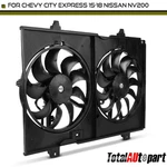 New Dual Radiator Cooling Fan Assembly For Chevy City Express 15-18 Nissan NV200. Fixed Price $144.18.