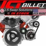 Ls Low Mount Alternator Bracket For Electric Water Pump W/ Tensioner - Truck. Fixed Price $232.99.