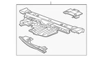 Genuine Gm Front Grille Support Reinforcement 94560620. Fixed Price $95.13.
