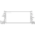 New Premium Radiator Fits 2016-2019 Chevrolet Cruze Sedan 39126594. Fixed Price $168.12.