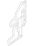Genuine Nissan Radiator Support Air Deflector 92184-JA000. Fixed Price $23.87.