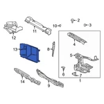 For Toyota Tundra 22-26 165D1F4010 Front Left Radiator Support Air Duct. Fixed Price $94.17.