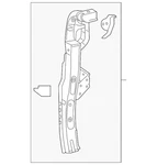 Genuine Toyota Radiator Support Side Panel 53202-0E070. Fixed Price $185.45.