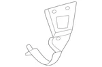 Genuine Mercedes-benz Auxiliary Pump Bracket 254-501-11-02. Fixed Price $31.05.