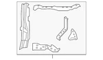 Genuine Lexus Radiator Support Side Panel 53203-0E110. Fixed Price $178.85.