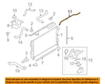 Ford Oem Radiator-overflow Hose 8G1Z8063A. Fixed Price $24.86.