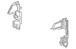 Genuine Lexus Radiator Support Baffle 16595-25080. Fixed Price $63.11.