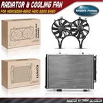 2X Aluminum Radiator & Cooling Fan Assembly Kit For Mercedes-benz W210 E300 E420. Fixed Price $279.29.
