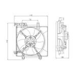 Radiator Fan Motor Assembly Condenser Right Hand Fits 05-09 Legacy 10735121. Fixed Price $142.00.