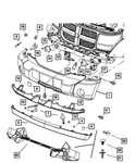 Genuine Mopar Air Deflector 68003828AA. Fixed Price $103.49.