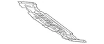 Genuine Mercedes-benz Radiator Support Splash Shield 166-524-01-30. Fixed Price $188.80.
