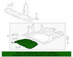 2017-2021 Honda Civic Genuine Lower Front Under Cover Plate Oem 74114-TGH-A00. Fixed Price $207.59.