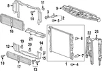 Genuine Gm Upper Radiator Air Baffle 84553973. Fixed Price $69.31.