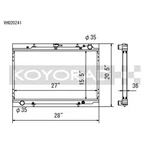 Koyo Racing Radiators VH020241. Fixed Price $419.35.