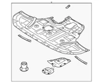 Genuine Hyundai Under Cover 29110-L1200. Fixed Price $293.34.