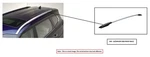 Lh Slv Roof Rail *note* Oem 2017 Mercedes-benz GLA250. Fixed Price $100.00.
