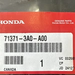 Honda 71371-3A0-A00 Upper Plate, New Genuine. Fixed Price $40.00.