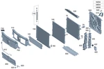 Genuine Mercedes-benz Air Duct Segment 254-505-02-00. Fixed Price $26.86.