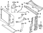Genuine Mercedes-benz Air Duct Segment 214-505-08-00. Fixed Price $51.56.
