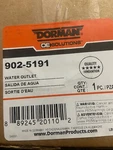Dorman 902-5191 Engine Coolant Water Outlet Compatible With Select Audi/volkswag. Fixed Price $42.99.
