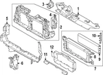 Genuine Ford Radiator Support Air Deflector N1WZ-8310-A. Fixed Price $60.02.