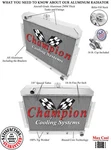 1968-1985 Jeep CJ5 CJ6 CJ7 4 Row Core Wr Radiator (for: Chevy V8 Engine). Fixed Price $360.45.