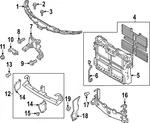 Genuine Mazda Radiator Support Air Deflector VC85-50-A20. Fixed Price $66.15.