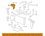Gm Oem 07-19 Avalanche Cooling Radiator Components-recovery Tank 84368363. Fixed Price $67.03.