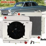 Rows Radiator+shroud Fan+relay For 1962-1967 63 65 Chevy Nova Ii Inline L6 V8. Fixed Price $259.00.