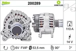 Valeo 200289 Alternator For Audi, Seat, Skoda, Vw. Fixed Price $354.03.