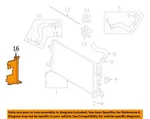 Hyundai Oem 21-23 Elantra Cooling Radiator Components-air Guide 29136AA200. Fixed Price $34.02.