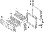 Genuine Mercedes-benz Radiator Shutter Assembly 296-500-02-00. Fixed Price $408.48.