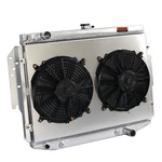Radiator+fan Shroud Fit 76-89 Chrysler Lebaron Dodge Diplomat Plymouth Volare. Fixed Price $215.10.