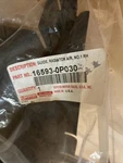 Genuine Toyota Deflector 16593-0P030. Fixed Price $60.00.