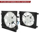 Pair Radiator Cooling Fan For 2012-2015 Honda Civic Acura HO3115158 HO3115163. Fixed Price $53.99.