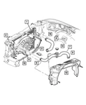 Engine Auxiliary Water Pump Hose Mopar 52028813AC. Fixed Price $75.57.