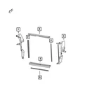 Genuine Mopar Radiator Shield 68231622AB. Fixed Price $31.37.
