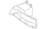 Genuine Audi Radiator Support Air Deflector 8T0-121-674-B. Fixed Price $107.52.