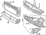Genuine Kia Air Guide 29150-DW600. Fixed Price $143.09.
