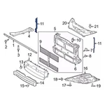 Genuine Ford Radiator Support Air Deflector LX6Z-8311-A. Fixed Price $19.58.