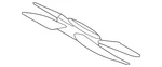 Genuine Mazda Fan Blade LFG1-15-140. Fixed Price $62.03.