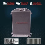 Aluminum Radiator Fit 1935-1936 Ford 28" High CHEVY-V8-ENGINE W/cooler Ez 3ROWS. Fixed Price $114.99.