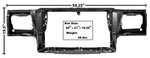 1981 1988 Chevy Monte Carlo Radiator Support Edp Coated Steel Dynacorn. Fixed Price $675.95.