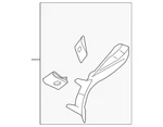 Genuine Audi Radiator Support Splash Shield 8K9-853-888. Fixed Price $59.57.