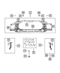 Genuine Mopar Radiator Closure Panel Cross-member 68237686AA. Fixed Price $361.53.